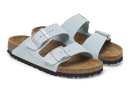 BIRKENSTOCK ARIZONA SUEDE LEATHER Women Sandals Baby Blue N