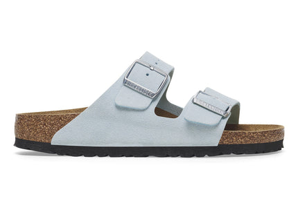 BIRKENSTOCK ARIZONA SUEDE LEATHER Women Sandals Baby Blue N