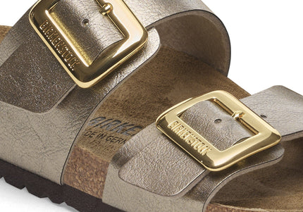 BIRKENSTOCK SYDNEY LUXE BUCKLE BIRKO-FLOR Women Sandals Graceful Taupe N