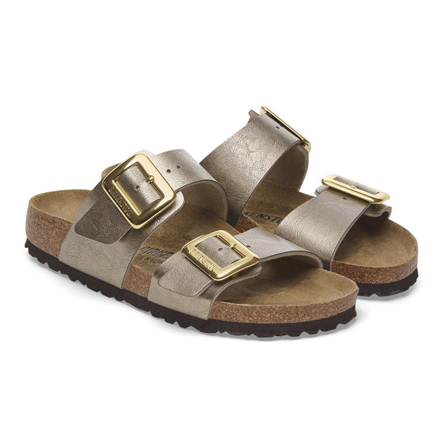 BIRKENSTOCK SYDNEY LUXE BUCKLE BIRKO-FLOR Women Sandals Graceful Taupe N