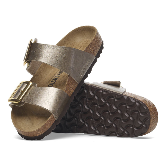 BIRKENSTOCK SYDNEY LUXE BUCKLE BIRKO-FLOR Women Sandals Graceful Taupe N