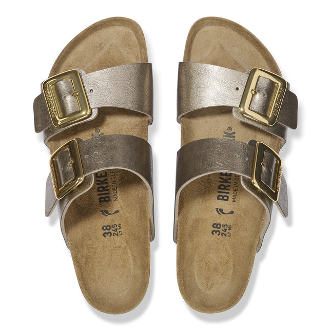 BIRKENSTOCK SYDNEY LUXE BUCKLE BIRKO-FLOR Women Sandals Graceful Taupe N