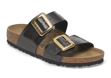 BIRKENSTOCK SYDNEY LUXE BUCKLE BIRKO-FLOR Women Sandals Graceful Licorice N