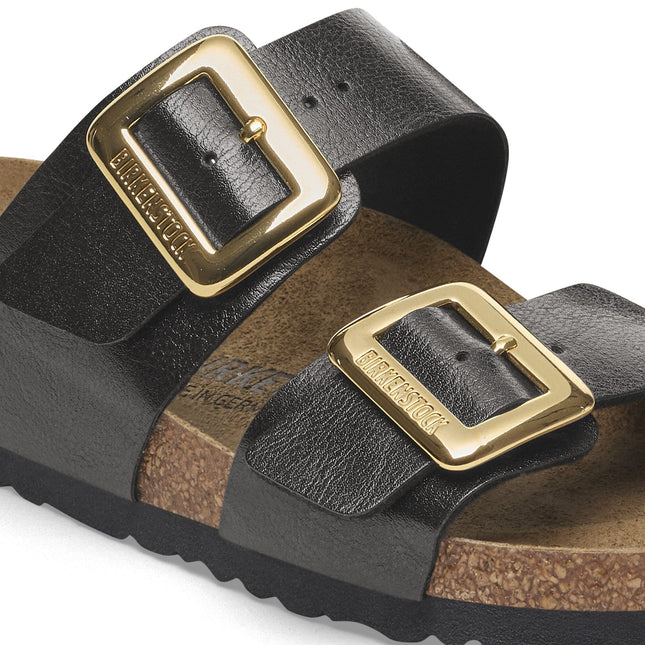 BIRKENSTOCK SYDNEY LUXE BUCKLE BIRKO-FLOR Women Sandals Graceful Licorice N