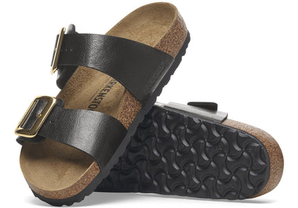 BIRKENSTOCK SYDNEY LUXE BUCKLE BIRKO-FLOR Women Sandals Graceful Licorice N