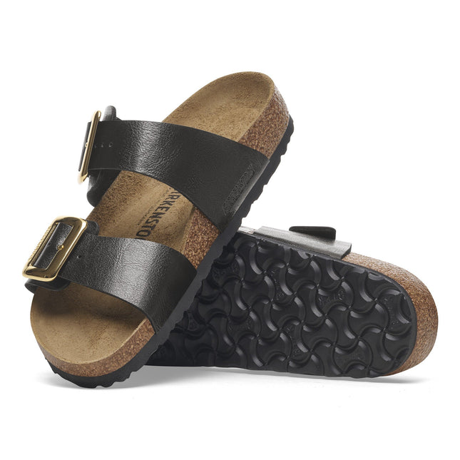 BIRKENSTOCK SYDNEY LUXE BUCKLE BIRKO-FLOR Women Sandals Graceful Licorice N