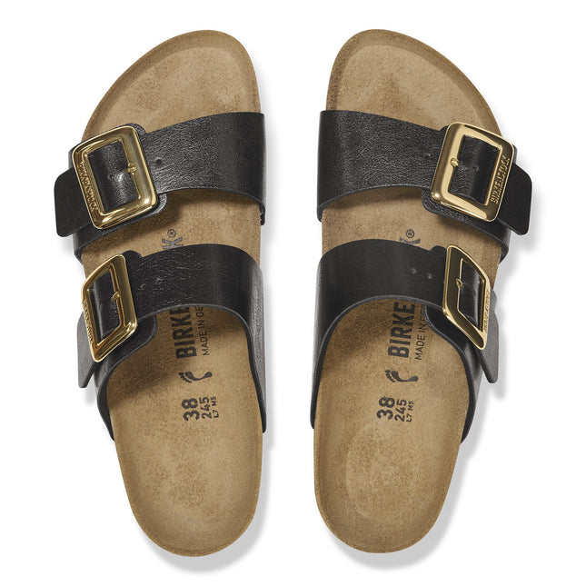 BIRKENSTOCK SYDNEY LUXE BUCKLE BIRKO-FLOR Women Sandals Graceful Licorice N