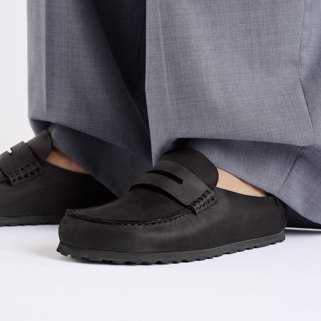 BIRKENSTOCK NAPLES WRAPPED MEN SHOES Black Regular