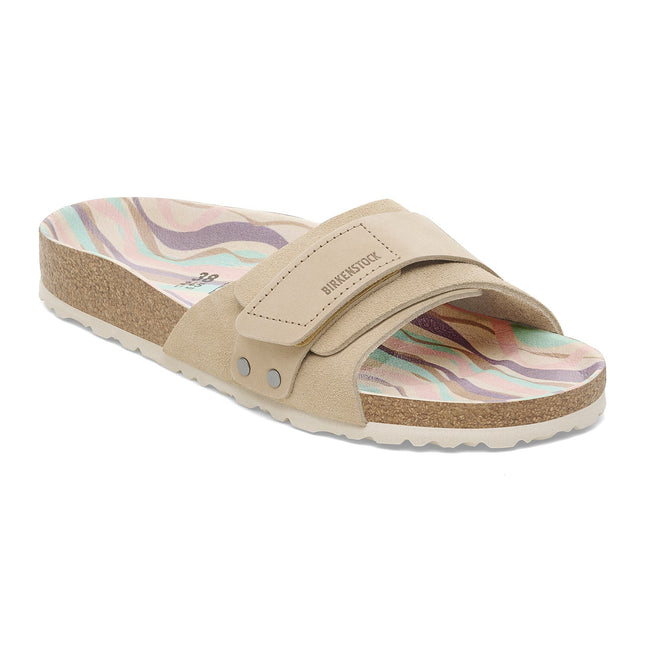 BIRKENSTOCK OITA NUBUCK-SUEDE LEATHER Women Sandals Sandcastle N