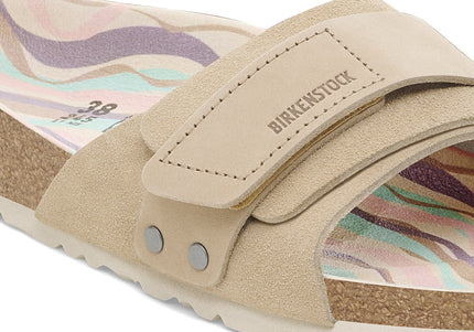 BIRKENSTOCK OITA NUBUCK-SUEDE LEATHER Women Sandals Sandcastle N