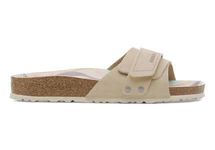 BIRKENSTOCK OITA NUBUCK-SUEDE LEATHER Women Sandals Sandcastle N