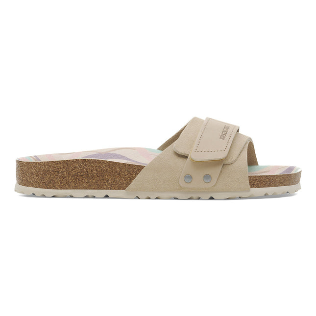 BIRKENSTOCK OITA NUBUCK-SUEDE LEATHER Women Sandals Sandcastle N