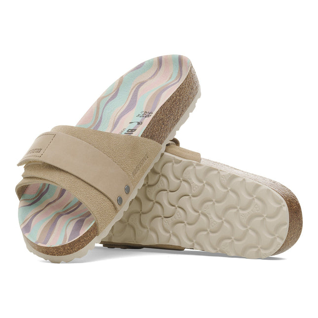 BIRKENSTOCK OITA NUBUCK-SUEDE LEATHER Women Sandals Sandcastle N