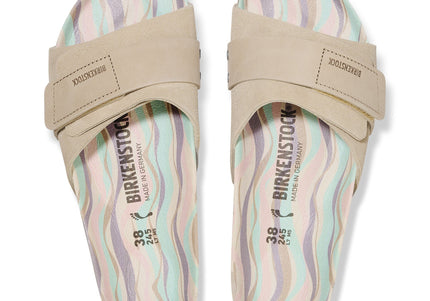 BIRKENSTOCK OITA NUBUCK-SUEDE LEATHER Women Sandals Sandcastle N