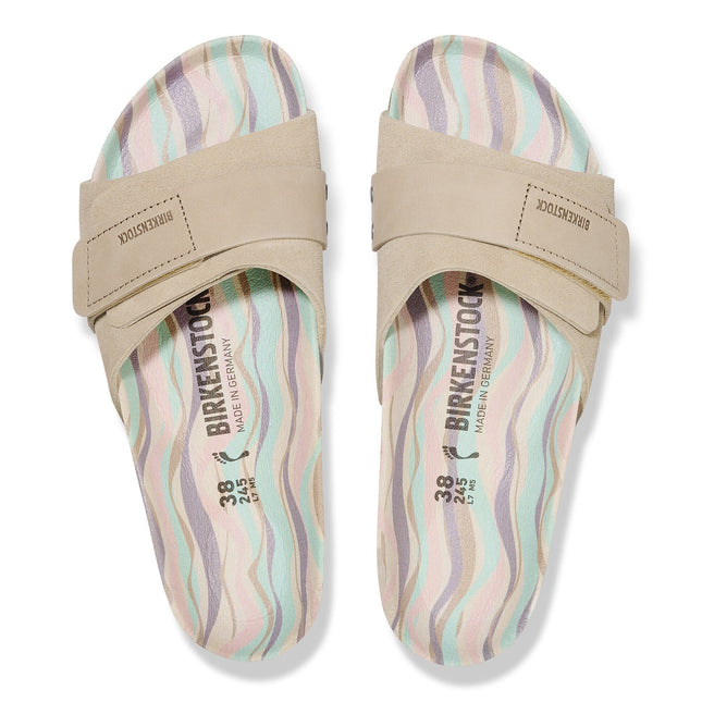 BIRKENSTOCK OITA NUBUCK-SUEDE LEATHER Women Sandals Sandcastle N
