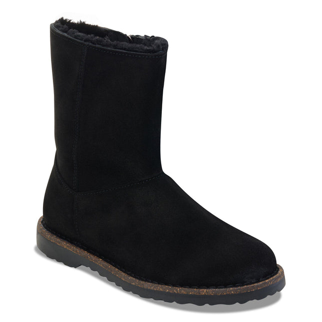BIRKENSTOCK UPPSALA ZIP SHEARLING WOMEN BOOTS - Black