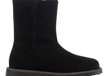 BIRKENSTOCK UPPSALA ZIP SHEARLING WOMEN BOOTS - Black
