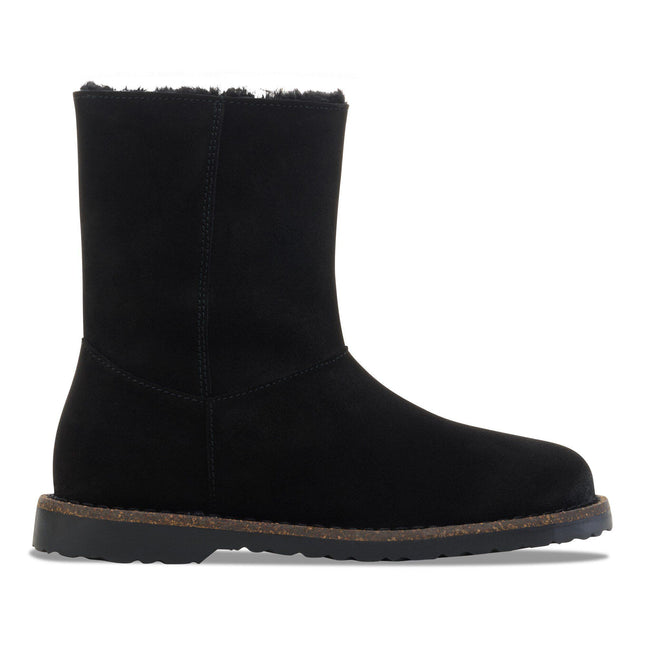 BIRKENSTOCK UPPSALA ZIP SHEARLING WOMEN BOOTS - Black