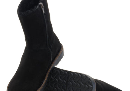 BIRKENSTOCK UPPSALA ZIP SHEARLING WOMEN BOOTS - Black