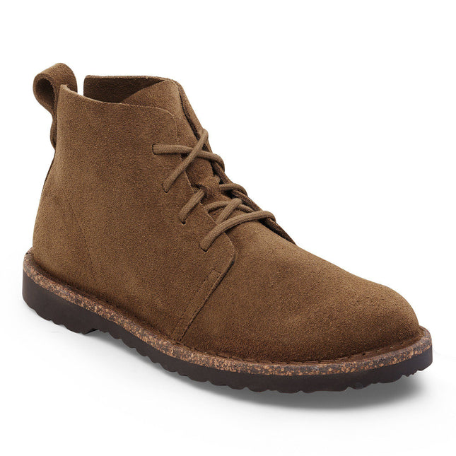 BIRKENSTOCK Uppsala Mid Suede Leather Dark Tea