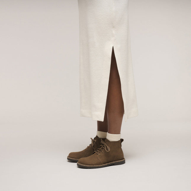 BIRKENSTOCK Uppsala Mid Suede Leather Dark Tea
