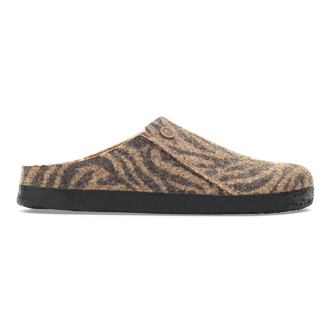 BIRKENSTOCK ZERMATT SHEARLING WOMEN CLOGS - Zebra Toffee