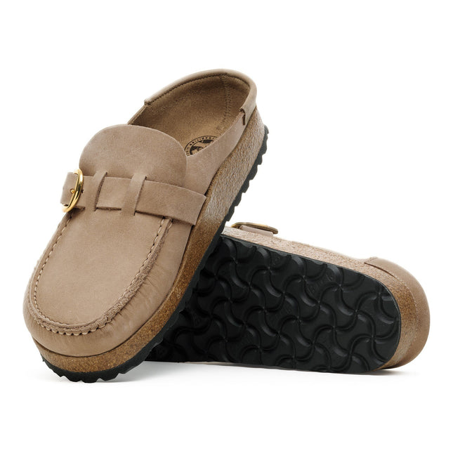 BIRKENSTOCK BUCKLEY WOMEN CLOGS Tobacco Regular