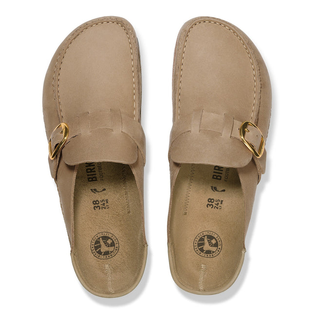 BIRKENSTOCK BUCKLEY WOMEN CLOGS Tobacco Regular