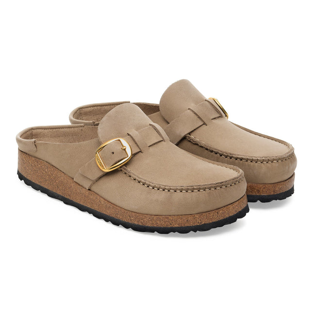 BIRKENSTOCK BUCKLEY WOMEN CLOGS Tobacco Regular
