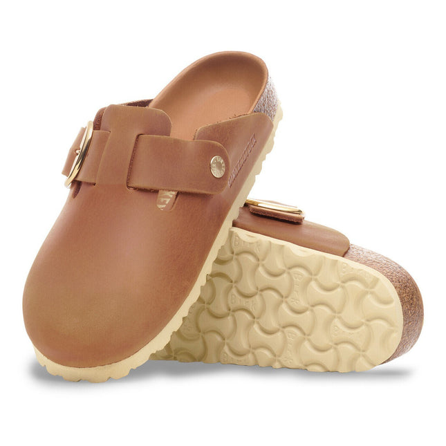 Boston Big Buckle Oiled Leather Cognac - sole