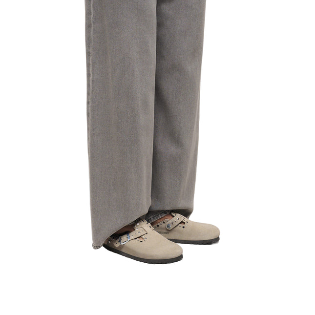 BIRKENSTOCK BOSTON RIVET WOMEN CLOGS - Taupe
