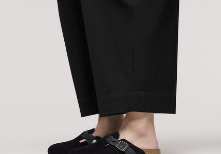 Boston Braided Suede Leather Black - model