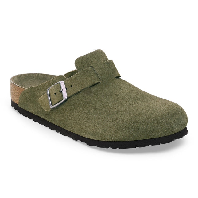 BIRKENSTOCK BOSTON SOFT FOOTBED MEN CLOGS Thyme Regular
