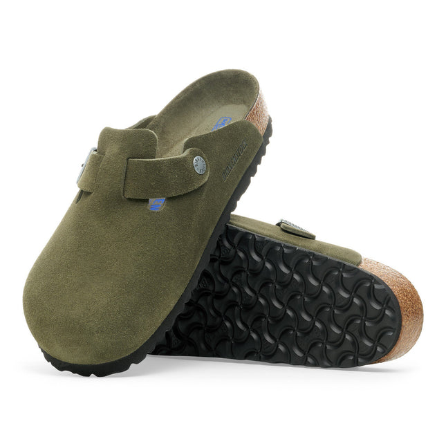 BIRKENSTOCK BOSTON SOFT FOOTBED MEN CLOGS Thyme Regular
