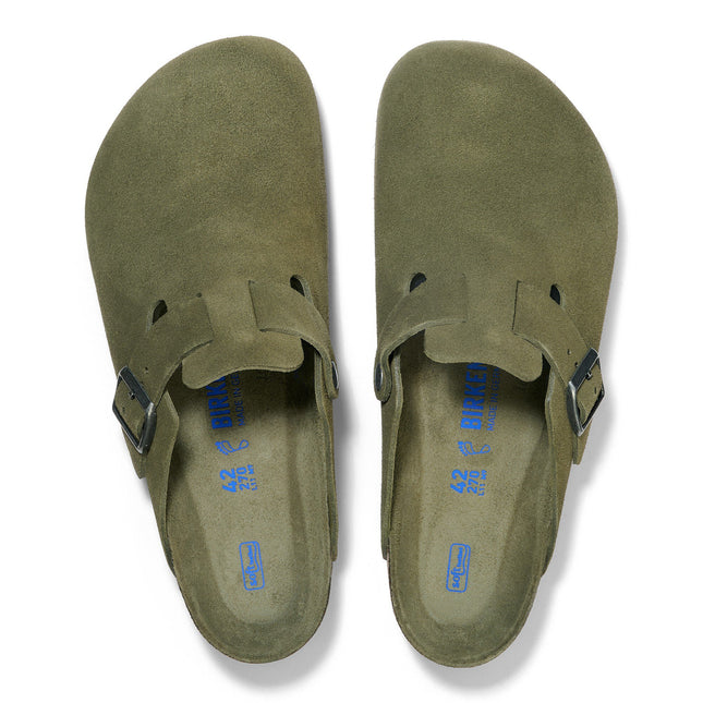 BIRKENSTOCK BOSTON SOFT FOOTBED MEN CLOGS Thyme Regular