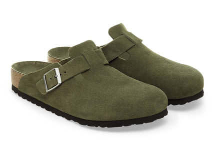 BIRKENSTOCK BOSTON SOFT FOOTBED MEN CLOGS Thyme Regular