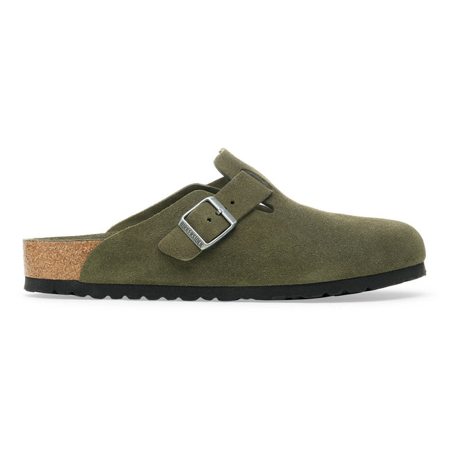 BIRKENSTOCK BOSTON SOFT FOOTBED MEN CLOGS Thyme Regular