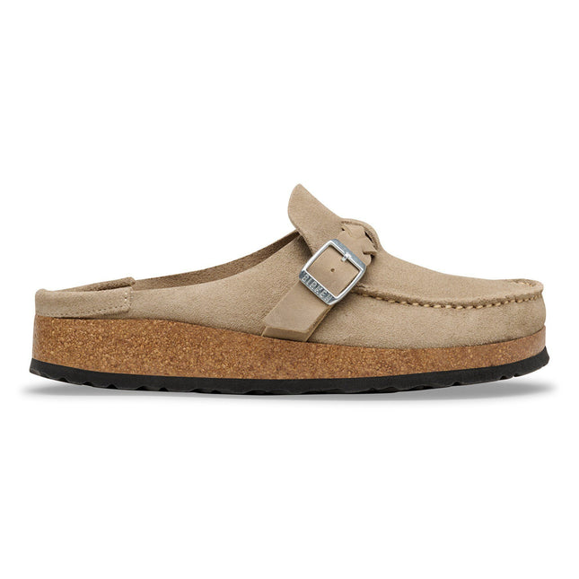 BIRKENSTOCK Buckley Braided Suede Leather Taupe
