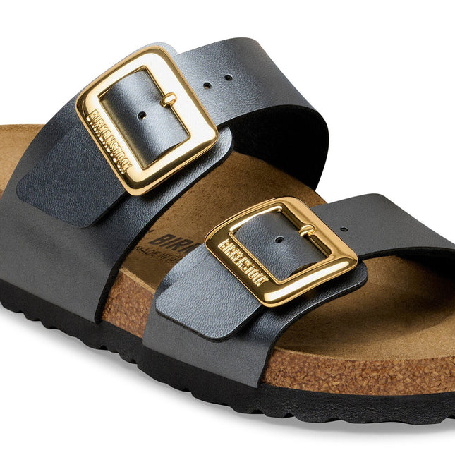 Sydney Luxe Buckle Birko-Flor Black - detail