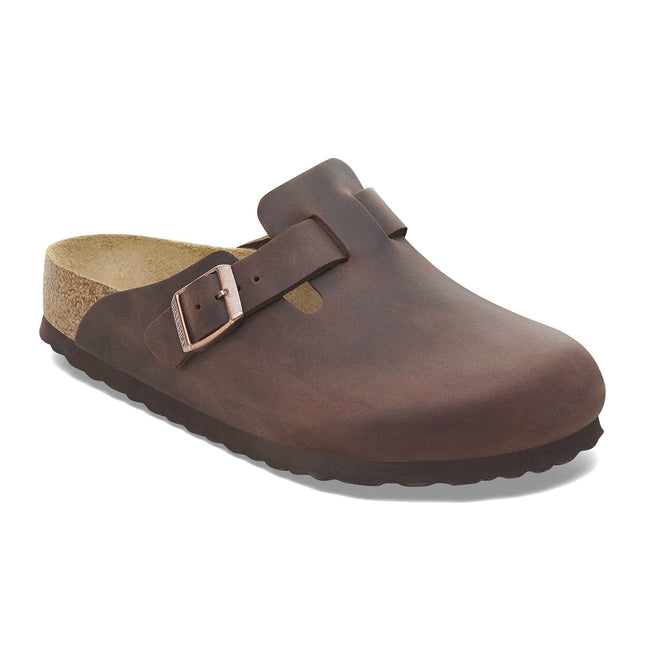 BIRKENSTOCK BOSTON SOFT FOOTBED UNISEX CLOGS Habana Narrow