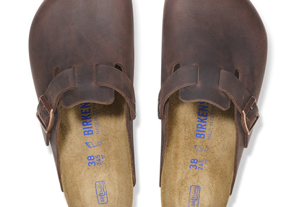 BIRKENSTOCK BOSTON SOFT FOOTBED UNISEX CLOGS Habana Narrow
