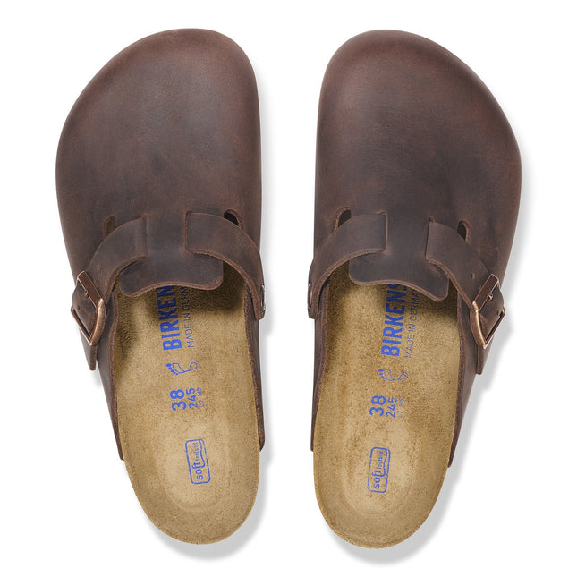 BIRKENSTOCK BOSTON SOFT FOOTBED UNISEX CLOGS Habana Narrow