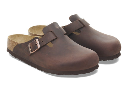 BIRKENSTOCK BOSTON SOFT FOOTBED UNISEX CLOGS Habana Narrow