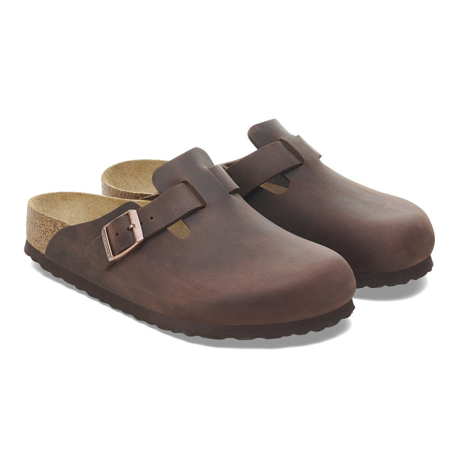 BIRKENSTOCK BOSTON SOFT FOOTBED UNISEX CLOGS Habana Narrow