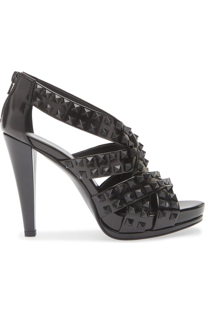 JEFFREY CAMPBELL RONNY-SD Women Heels - Black Patent Combo