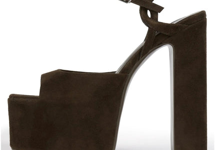JEFFREY CAMPBELL EVER-LAST Women Heels - Espresso Suede