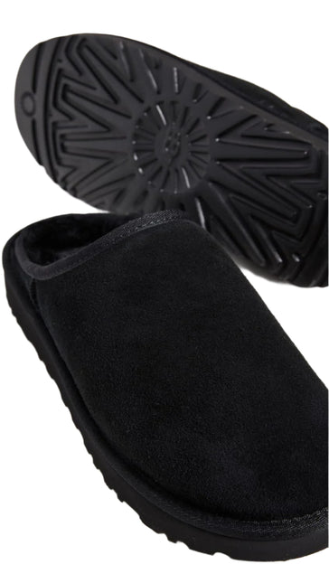 UGG CLASSIC MEN SLIPPER - Black