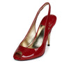 Red Patent Gold