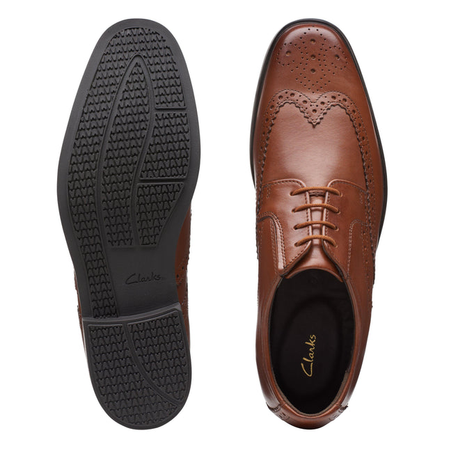 CLARKS HOWARD WING MENS SHOES