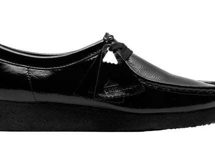 CLARKS ORIGINALS WALLABEE WOMEN SHOES - Black Patent